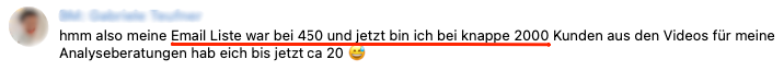 Kundenergebnis