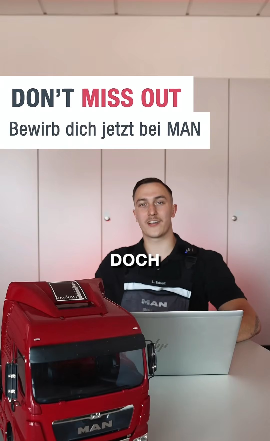 Standbild aus dem Retargeting-Video mit der Einblendung Don’t miss out