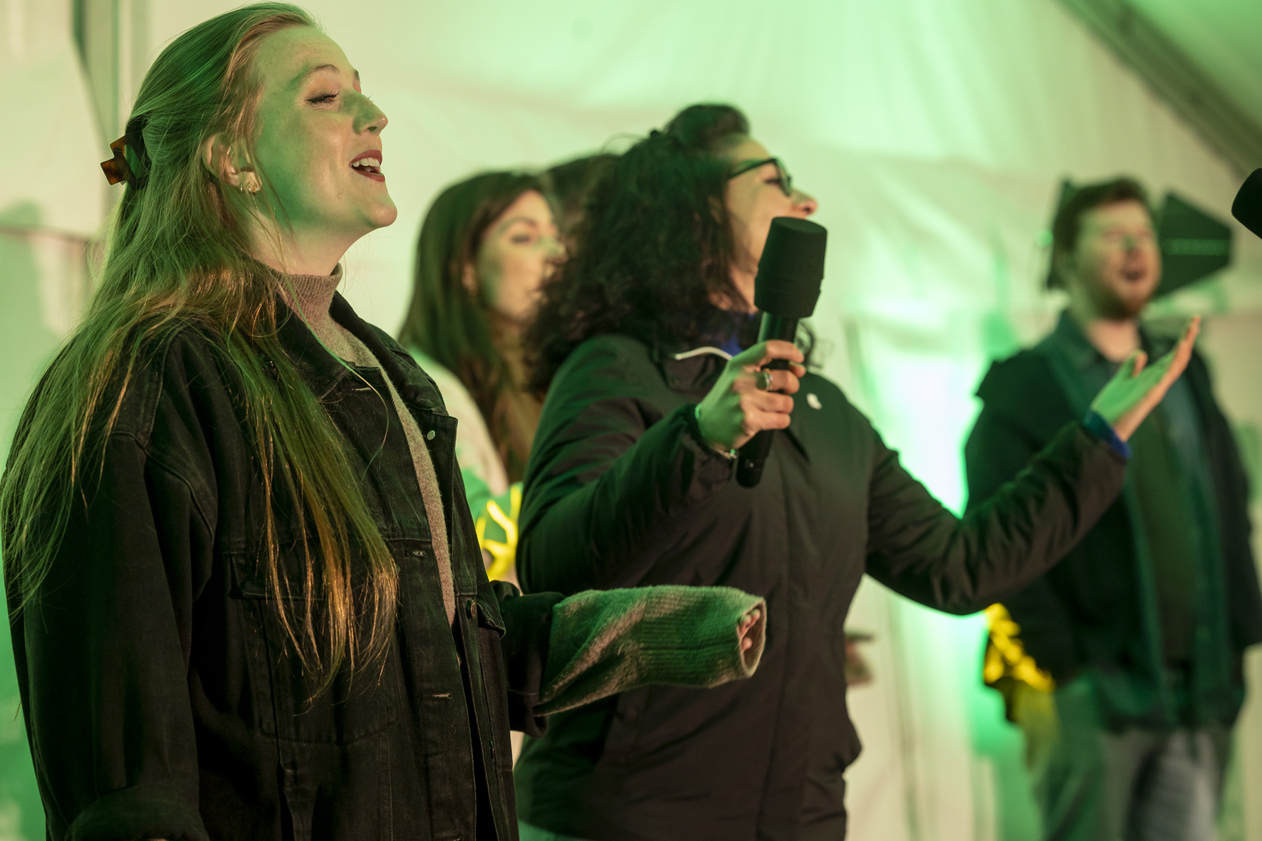 The Swingles, Artists in Residence 2023, in the Landhaushof Graz