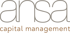 Logo von Ansa Capital Management in Dunkelgrau und Braun auf dunkelgrünem Hintergrund.