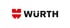 Rotes Würth-Logo mit schwarzem Text auf weißem Hintergrund.
