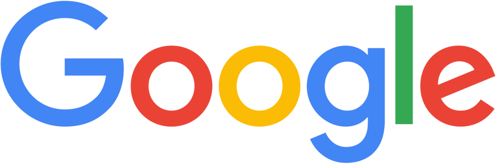 Das farbige Google-Logo auf grünem Hintergrund.