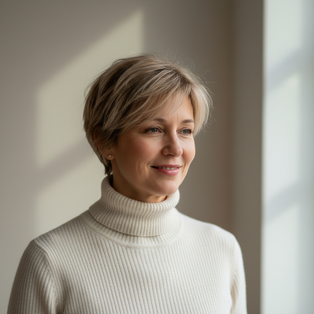 Natural warm portrait headshot of a woman in -60fca29d-05a8-4b77-83a7-cb2cb4872439.png