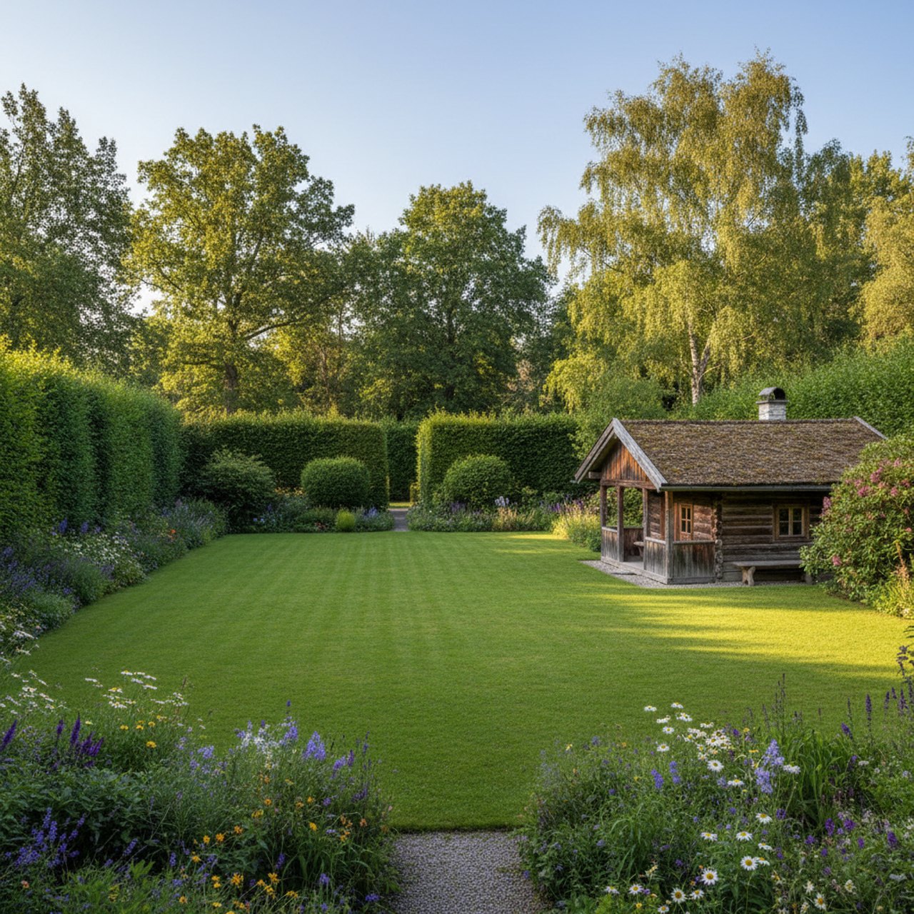 503 m² Eigengarten, ringsum eingewachsen