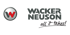 Wacker Neuson Logo mit rotem "W" in grauem Kreis, daneben "WACKER NEUSON" und Slogan "all it takes!".