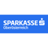 Sparkasse Oberösterreich Logo: Sparkasse und stilisierter Sparschwein-Kopf, darunter „Oberösterreich“ auf blauem Grund.