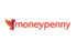 Moneypenny-Logo: Ein farbiger Vogel fliegt nach links neben dem Wort "moneypenny" in Kleinbuchstaben.