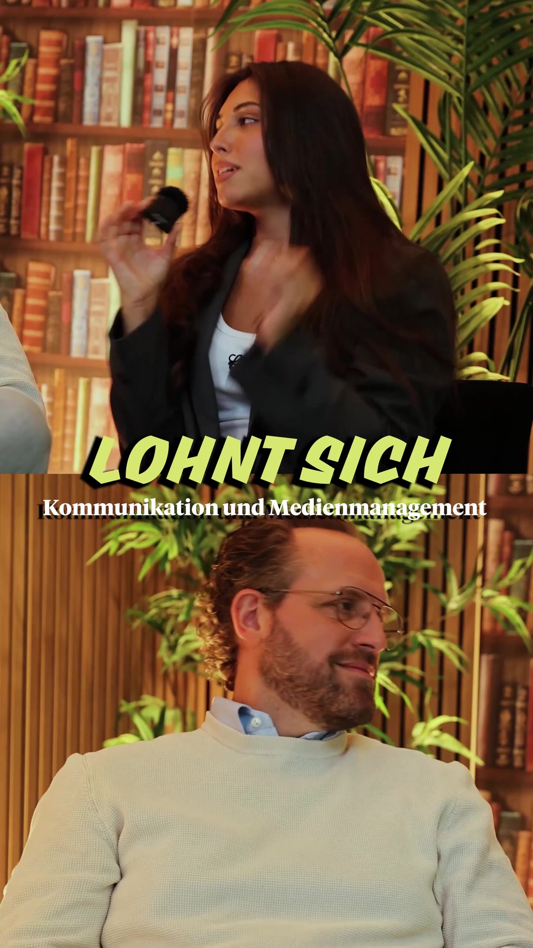 Standbild aus dem Video über das Studium Kommunikation und Medienmanagement