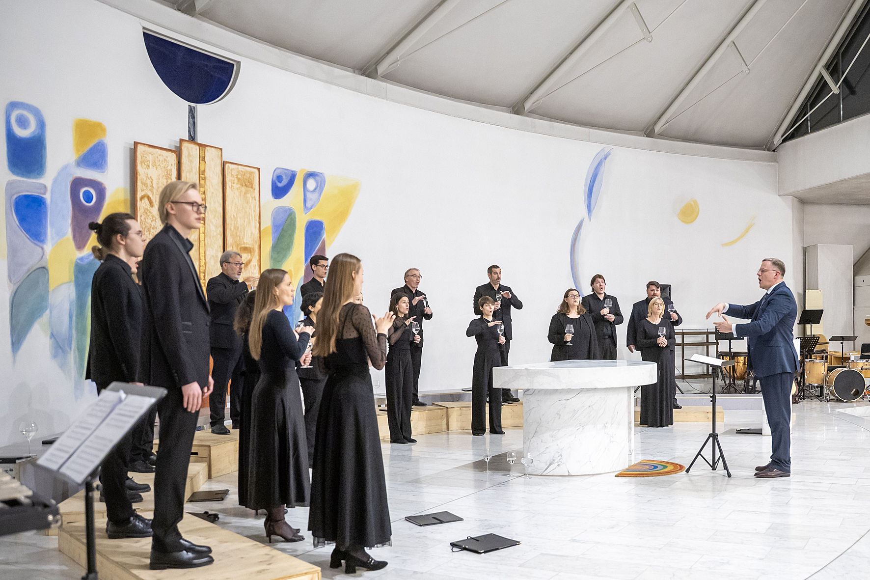 Vocalforum Graz singing at Voices of Spirit