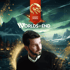 Man in black sweater looking right, with "Worlds Without End" text and "Legend Haven" banner above a fantasy landscape.