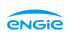 Blaues Engie-Logo mit einem geschwungenen Bogen über dem Schriftzug auf weißem Hintergrund.