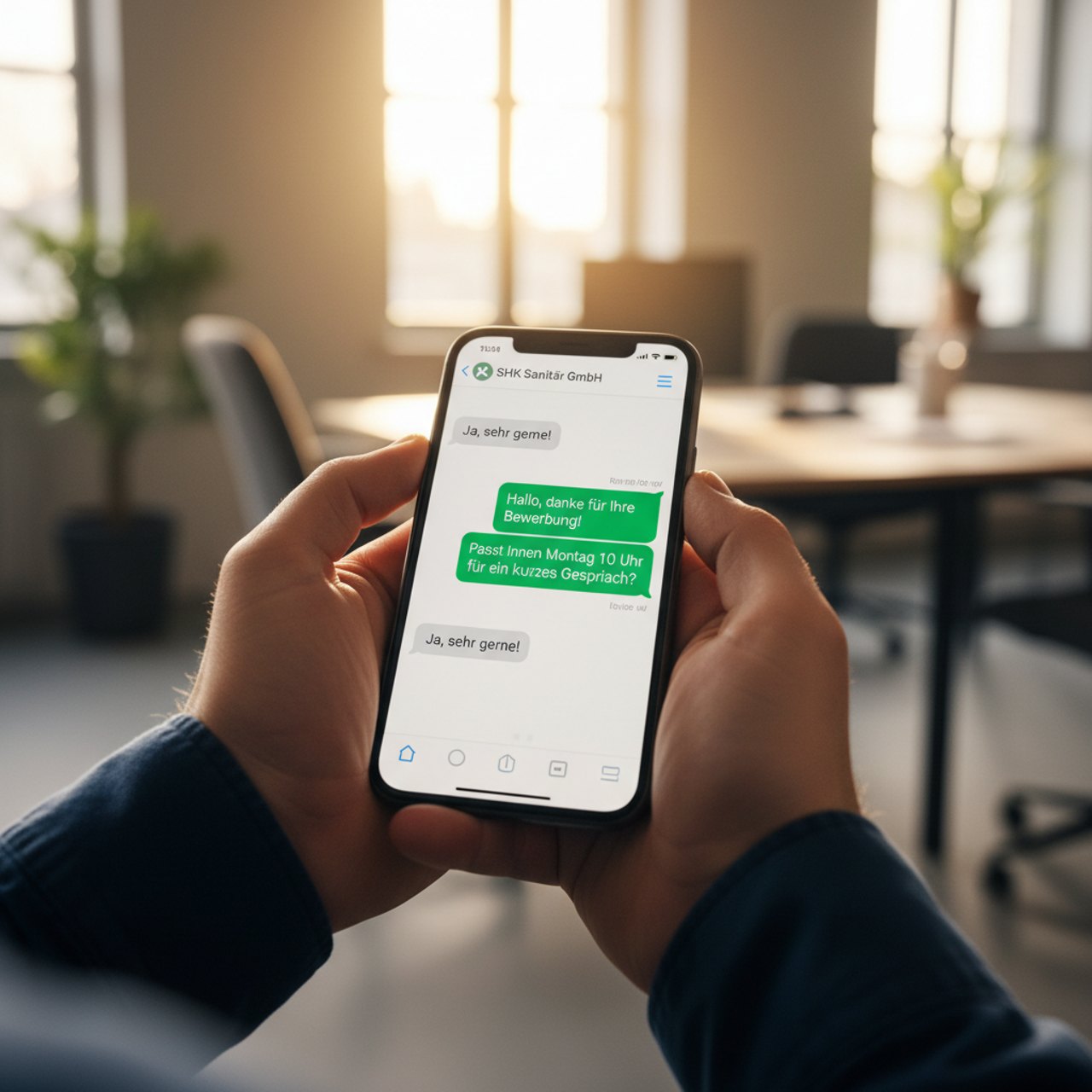 WhatsApp Bewerber-Kommunikation