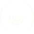 Drei konzentrische Kreise in der Mitte, umgeben von einem großen Ring aus feinen radialen Linien auf schwarzem Hintergrund.