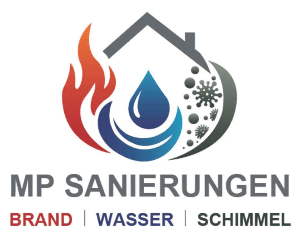 Keyvisual von MP Sanierungen für die Bereiche Brand-, Wasser- und Schimmelschadensanierung