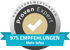 Proven Expert Siegel: 97 Prozent der Kundenbewertungen empfehlen Recruiting-Guru