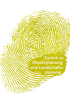 Gelber Fingerabdruck auf schwarzem Hintergrund mit Text "Zurück zu Objektplanung und Landschaftsplanung".