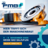 FMB Fachmesse für Maschinenbau Logo, metallische Maschinenteile, Text: HIER TRIFFT SICH DER MASCHINENBAU! 4.-6. NOVEMBER 2025 MESSE BAD SALZUFLEN HALLE:20 STAND: DH2