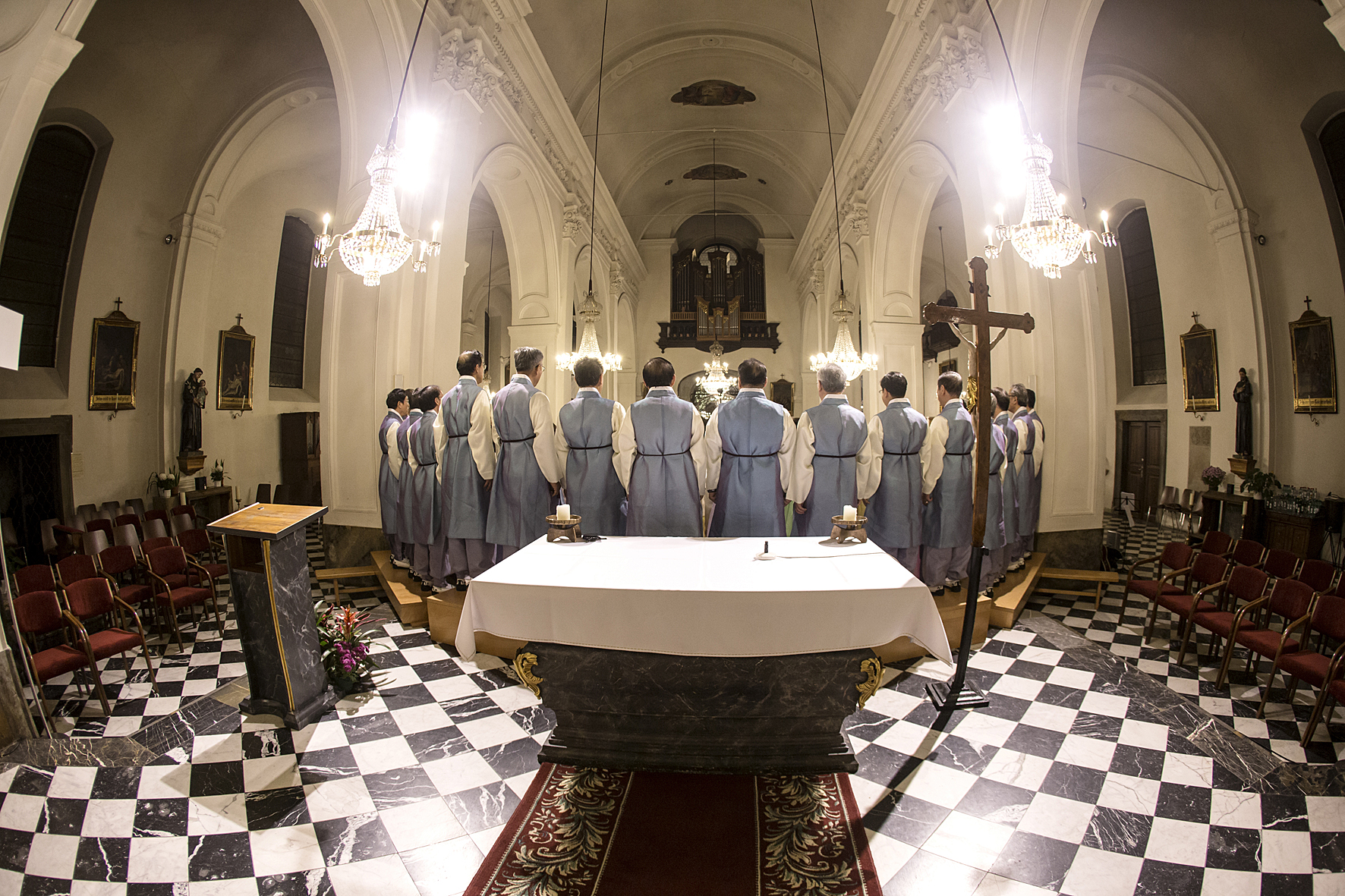 ChungChoon Chorus from Korea at the opening concert in the Mariahilferkirche, Voices of Spirit 2017, Graz