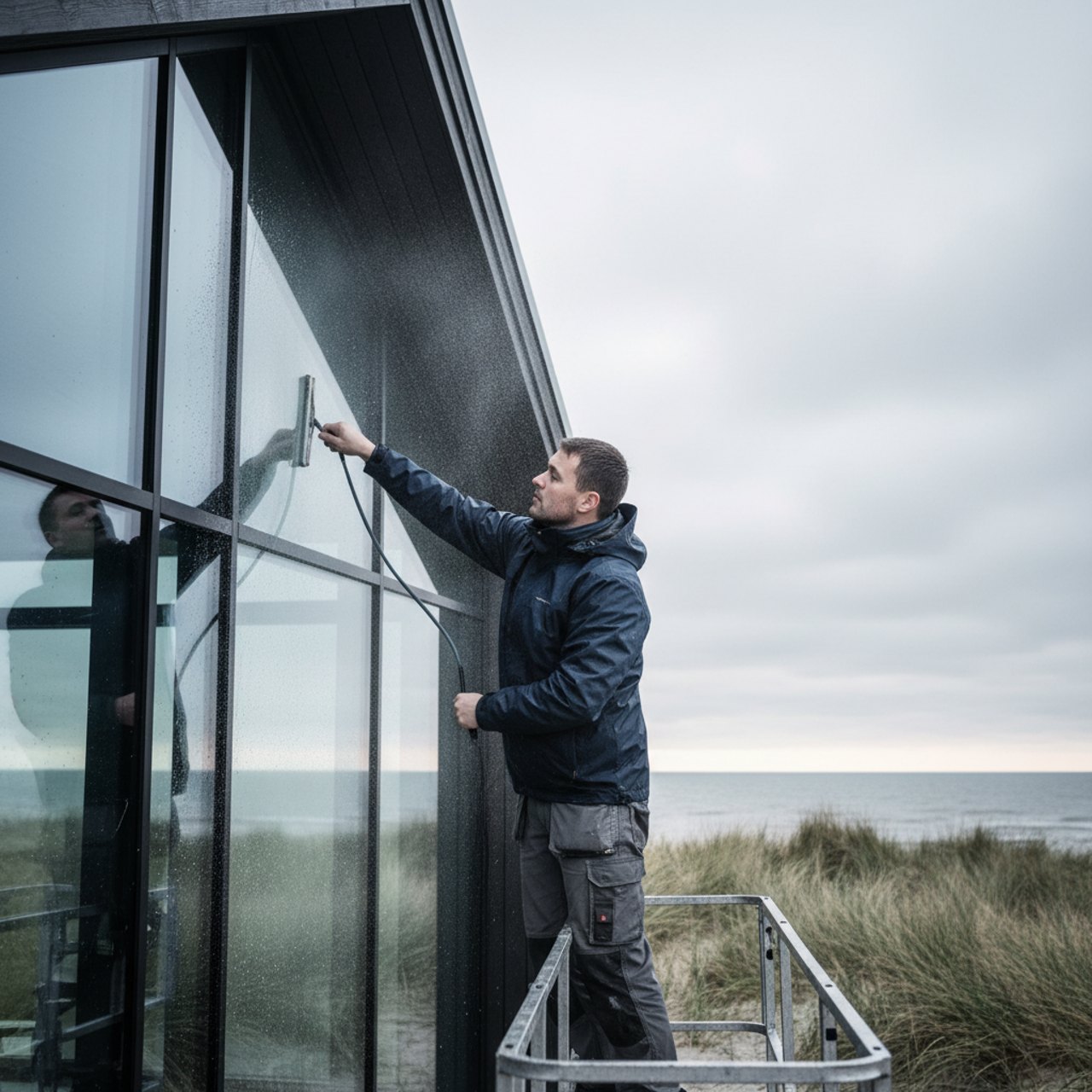 Fenster putzen an der Ostsee: Wann Salzluft zum Problem wird