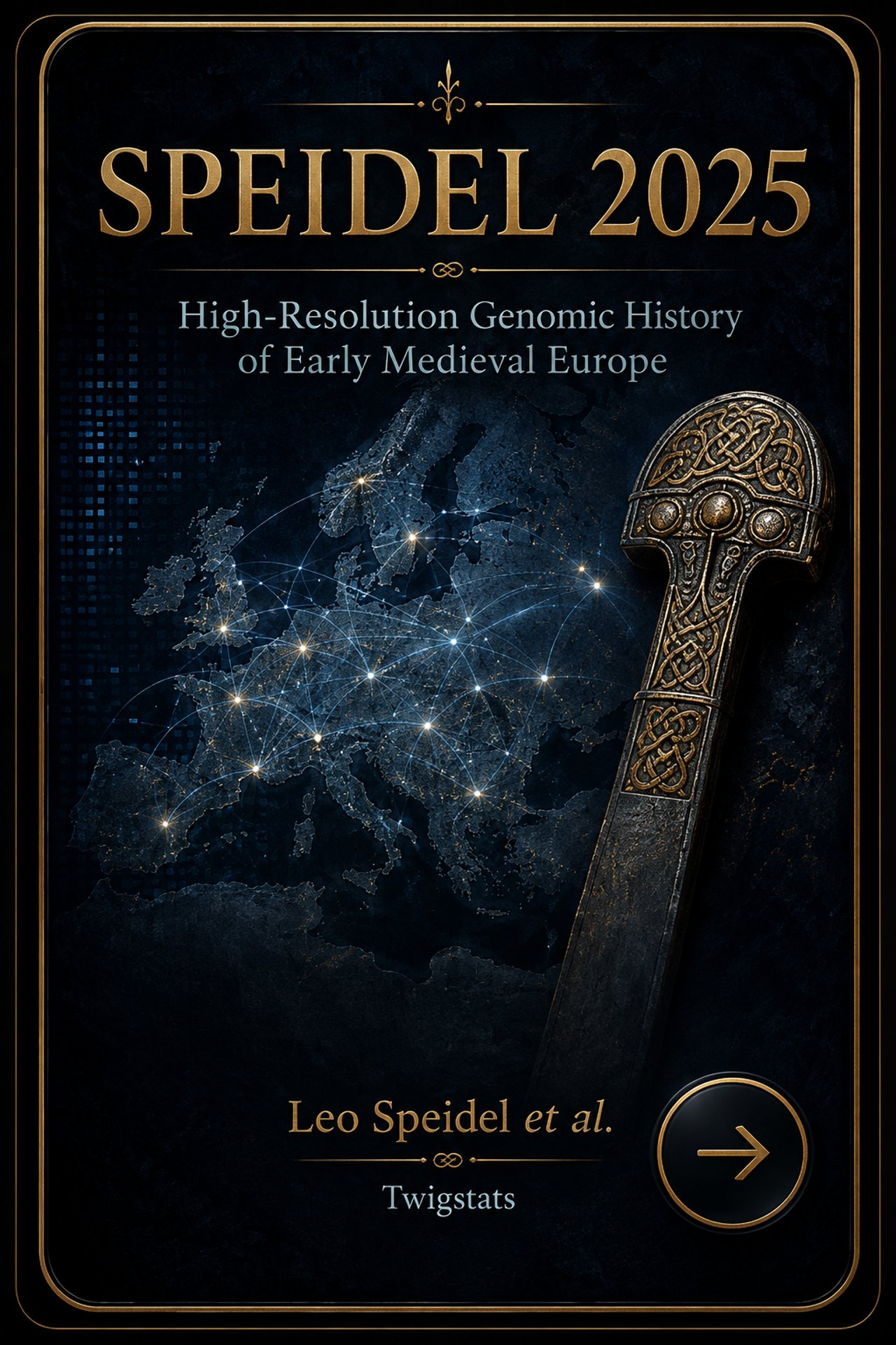 Speidel 2025 – High-Resolution Genomic History of Early Medieval Europe