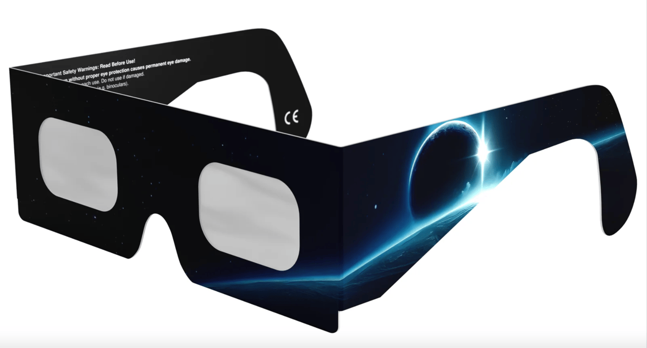 Orbiter Sonnenfinsternis-Papierbrille