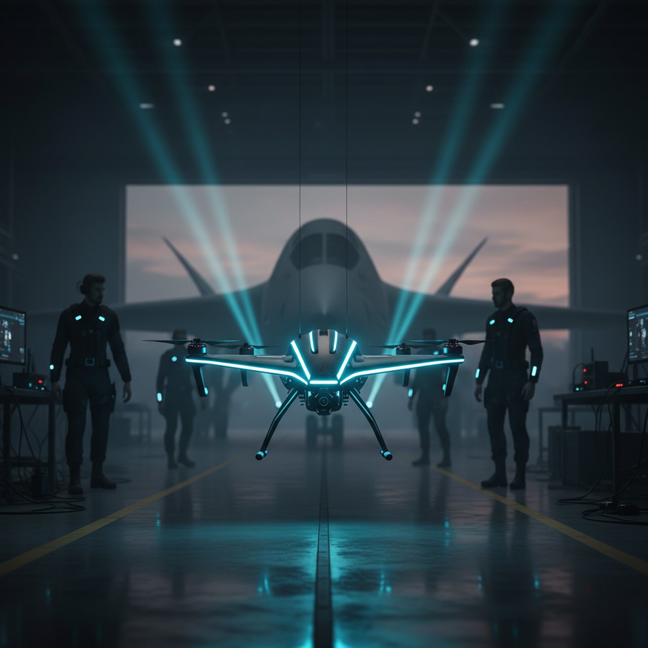 FPV-Drohnenproduktionen für Defense, Aerospace & High-Tech-Projekte