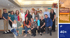 Optima Health staff group photo with 40+ years of experience badge and clinic sign.