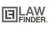 Law Finder Logo mit quadratischem Symbol, das die Buchstaben L und F enthält.