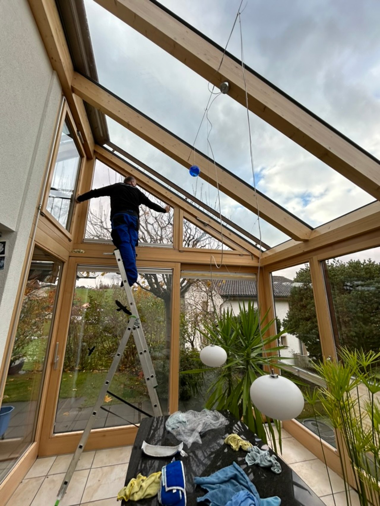 Glas- und Wintergartenreinigung