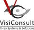 VisiConsult X-ray Systems & Solutions Logo: stilisierter Blick mit rot-schwarzem C und rotem V.
