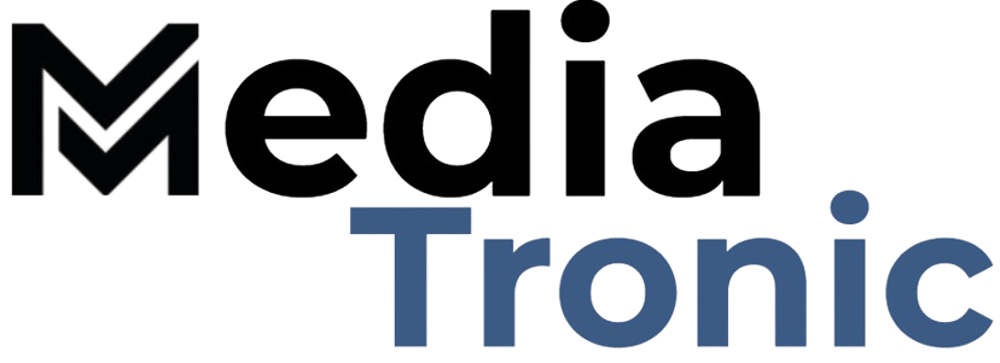 Logo Fitim's Dienstleistungen mit einem roten Bagger als Teil des Schriftzugs.