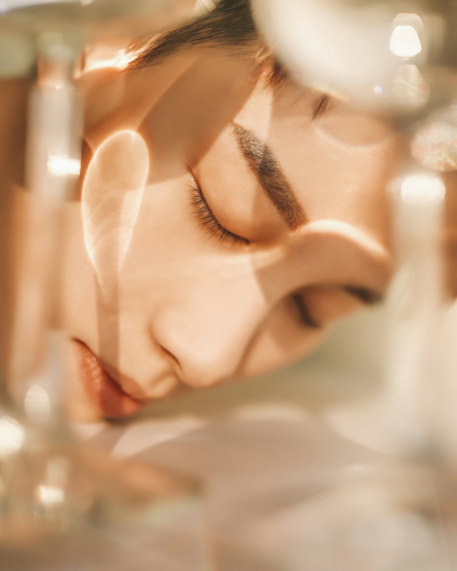 Nahportrait einer Kundin nach der Behandlung in der MD Beautylounge