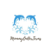 MommyOnHerTerms Logo mit Delphinen