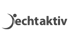 Jechtaktiv-Logo: stilisierter J-Buchstabe mit Punkt als menschliche Figur, gefolgt vom Wort "echtaktiv".