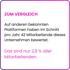 Vergleich Arbeitgeberbewertung Drei Österreich: Auf bekannten Bewertungsplattformen haben im Schnitt pro Jahr nur 42 Mitarbeitende dieses Unternehmens bewertet – das sind lediglich 2,8 % aller Mitarbeitenden. Die EX Champions Erhebung 2024 basiert auf 352 anonymen Teilnehmenden nach standardisiertem Messverfahren. Drei Österreich, Arbeitgeber Wien, Telekommunikation.