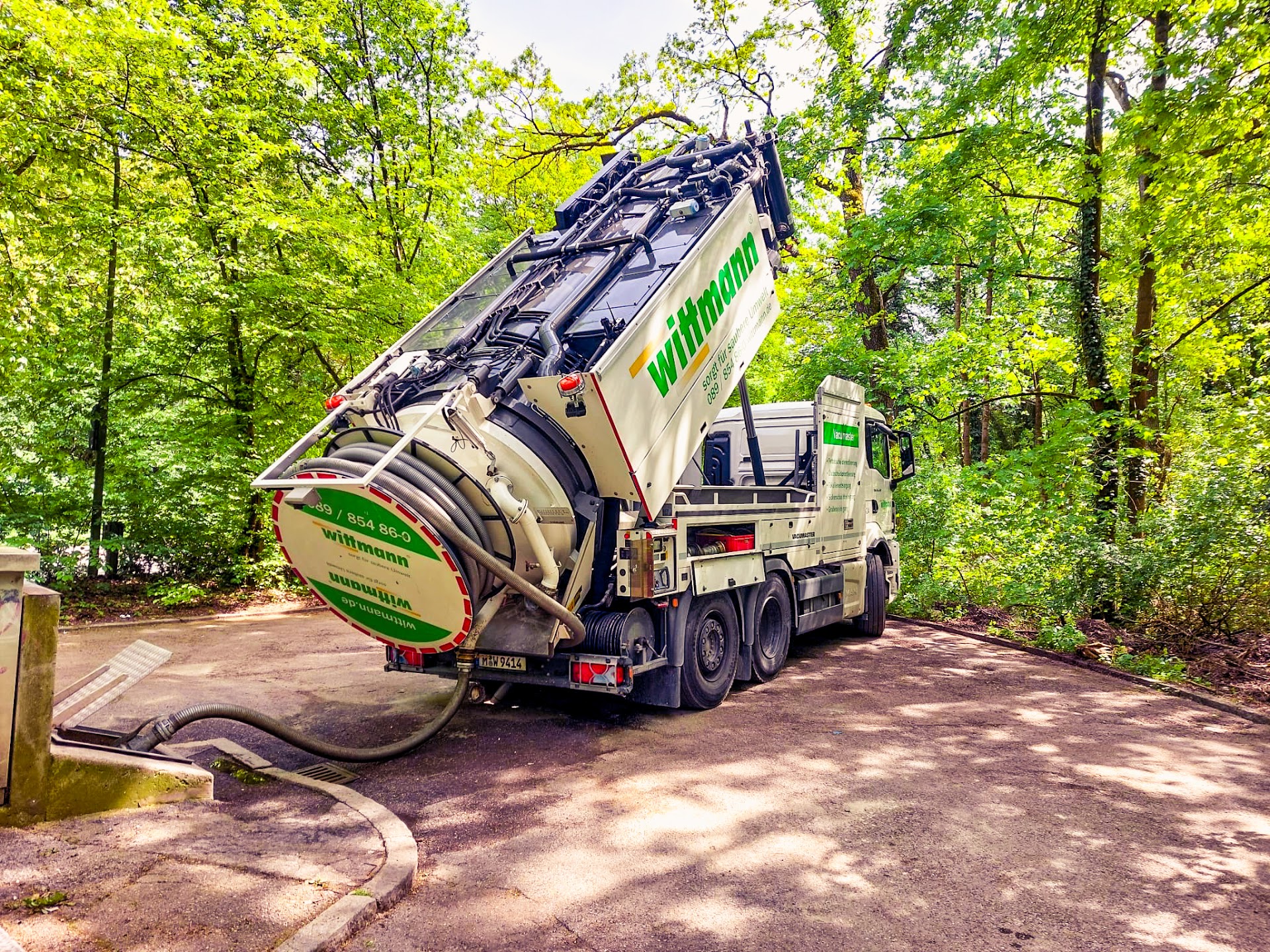 Wittmann im Einsatz