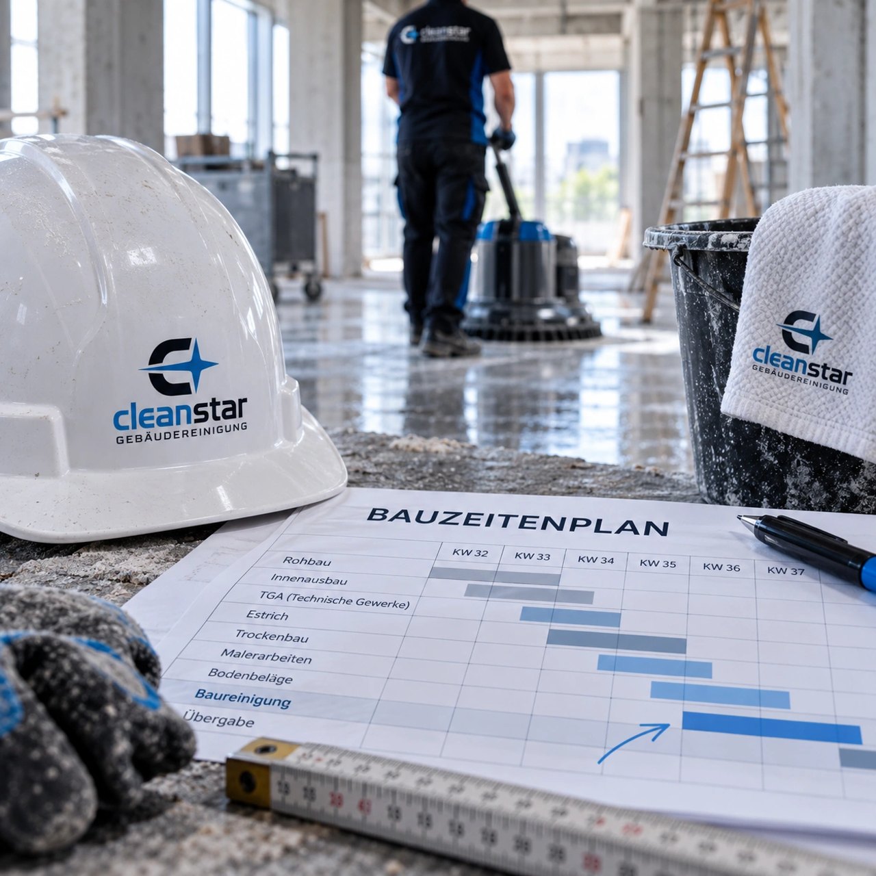 Rohbau kurz vor der Übergabe