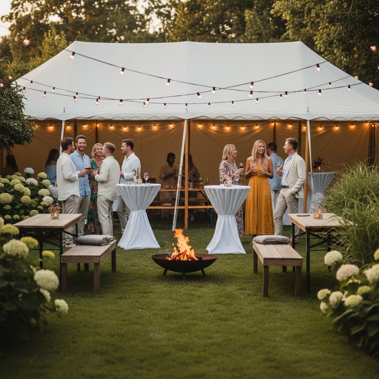 Gartenparty Setup