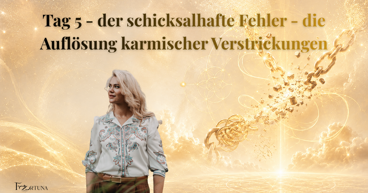 Der schicksalhafte Fehler – die Auflösung alter karmischer Verstrickungen