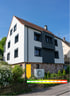 Ein Einfamilienhaus nach der energetischen Sanierung