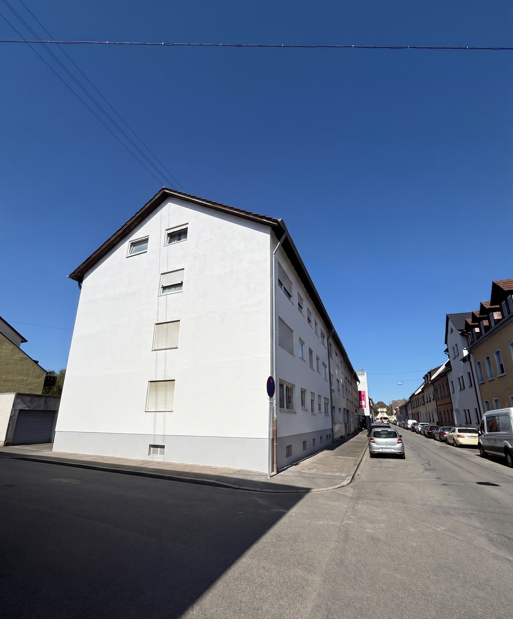 Giebelseite des Gebäudes