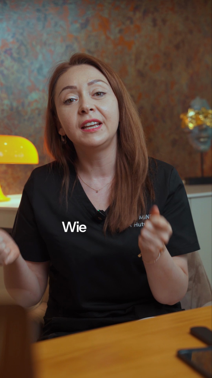 Dr. med. Ancuta Hutuleac erklärt die Behandlung mit Hyaluron