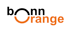 Logo mit dem Text "bonnorange" in Schwarz und Orange, wobei "bonn" oben und "orange" unten ist.