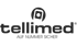 tellimed AAF NUMMER SICHER Logo mit stilisiertem Quadrat und Kreis.