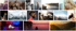 Eine Collage aus 15 Fotos, darunter Porträts, Landschaften, ein Auto und eine Flasche Jack Daniel's.