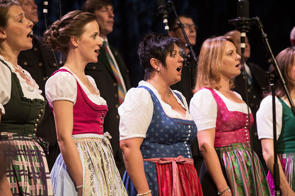 Singgemeinschaft Gaishorn singing at the opening concert, Voices of Spirit 2015, Graz