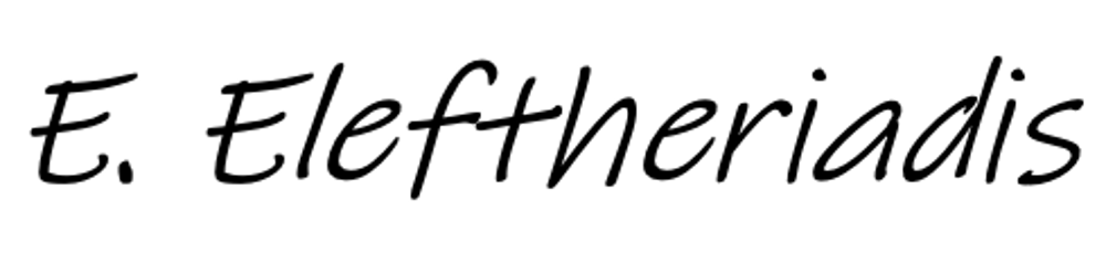 Unterschrift von Eleftherios Eleftheriadis