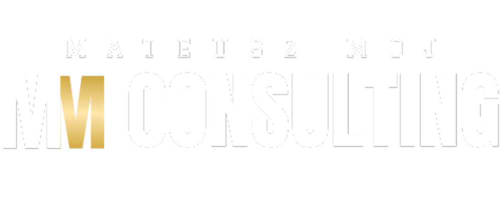 Logo firmy Mateusz Moj MM Consulting.