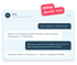 Chat-Fenster der digitalen Assistentin Mina mit Textnachrichten zu Arbeitszeiten, Urlaubsstand und Konfliktszenarien.