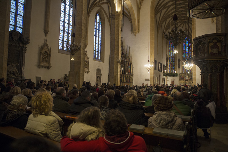 mondo musicale singing at the Stadtpfarrkirche in Graz, Voices of Spirit 2014